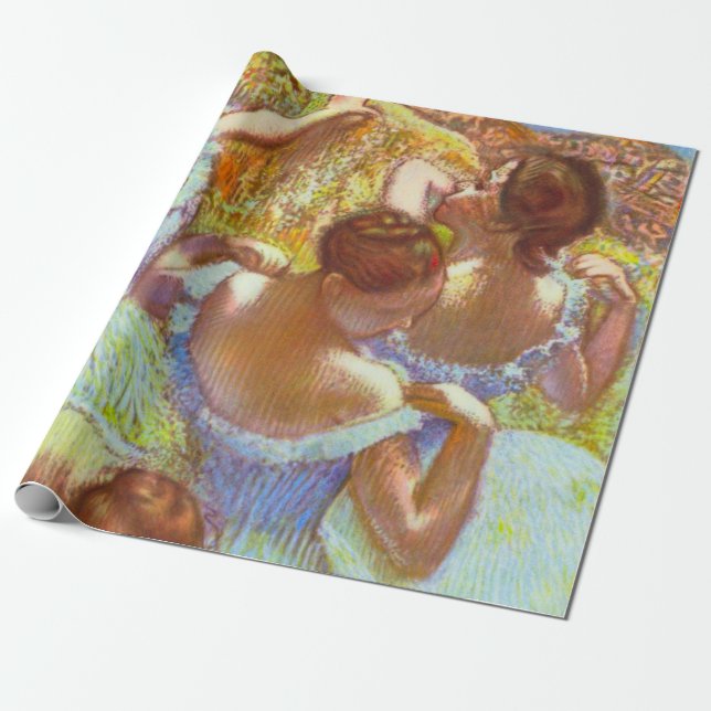 De blå dansöserna av Edgar Degas Presentpapper (Utrullad)