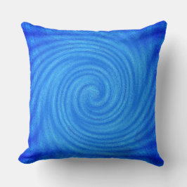 De blå effekterna i mitten kudde