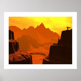 De blastade landskapen poster