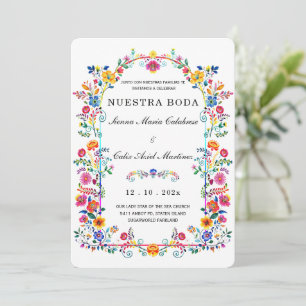 De Boda Mexicanas fulla av färg Inbjudningar