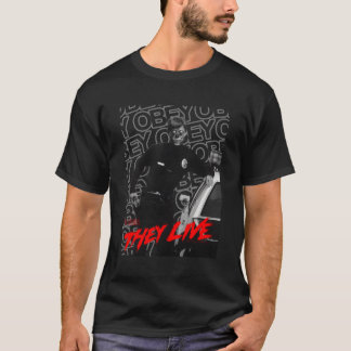 De bor utomhus Cop Obey T Shirt
