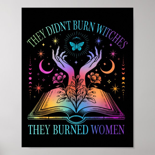 De brände inte vittnen de brände kvinnor. poster (Framsidan)