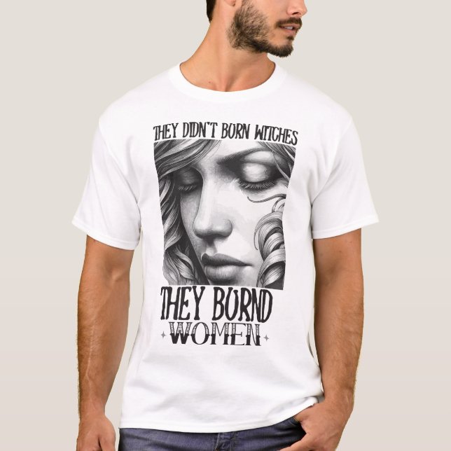 De brände inte vittnen de brände kvinnor t shirt (Framsida)