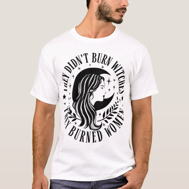 De brände inte vittnen de brände kvinnor t shirt (Framsida)