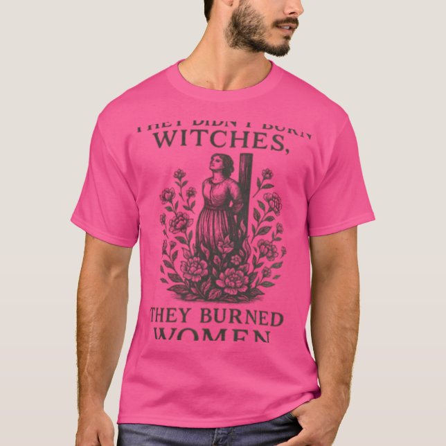 De brände inte vittnen de brände kvinnor t shirt (Framsida)