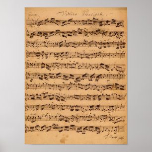 De Brandenburger konserterna, No.5 D-Dur, 1721 Poster