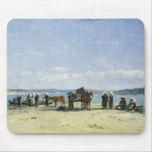 De Breton fiskare fruar, 1870-73 (olja förser med Musmatta