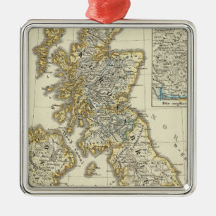 De brittiska islesna efter 1485 julgransprydnad metall