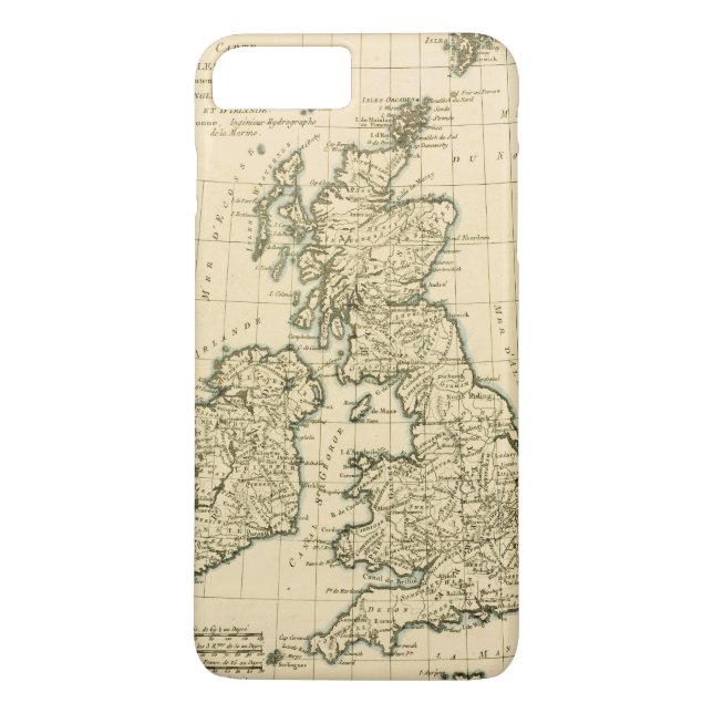 De brittiska öarna Case-Mate iPhone skal (Baksida)