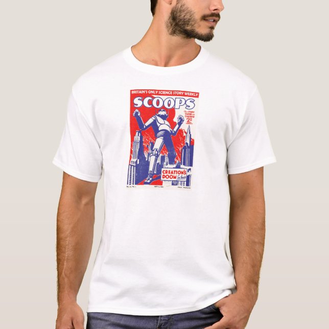 De brittiska robotarna är kommande! tee (Framsida)