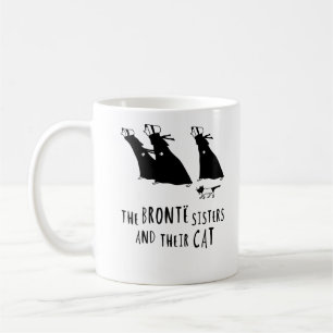 De Bronte systrarna och deras katt Kaffemugg