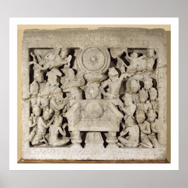 De buddistiska symbolernas gudstjänst, Amaravati ( Poster (Framsidan)