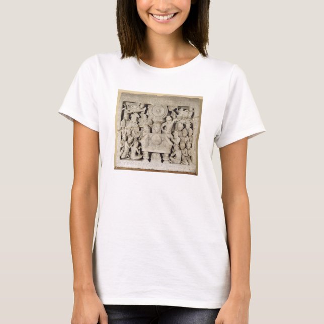 De buddistiska symbolernas gudstjänst, Amaravati ( Tee (Framsida)
