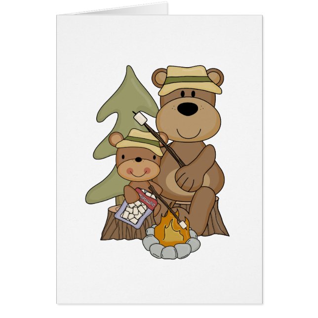 De Campfiretshirtsna och gåvorna Hälsningskort (Framsidan)