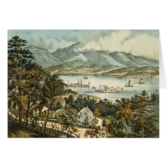 De Catskill bergen Hälsningskort (Framsidan Horizontal)