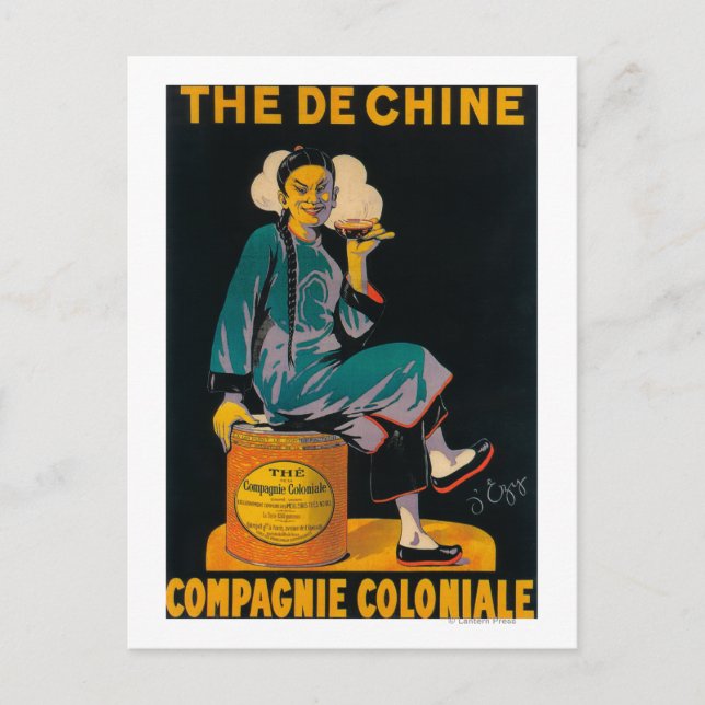 De Chine, Colonial Company Promotional Poste Vykort (Framsida)