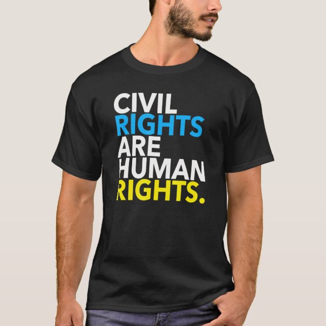 De civila Högerna är mänskliga Höger 3.0 T Shirt (Framsida)