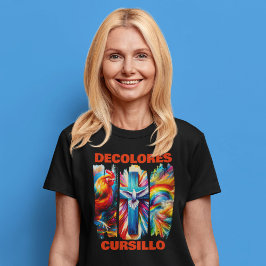 De Colores Cursillo Brush Stroke Tupp Kor Dove T Shirt