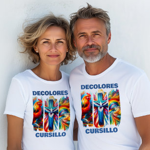 De Colores Cursillo Brush Stroke Tupp Kor Dove T Shirt