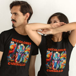 De Colores Cursillo Brush Stroke Tupp Kor Dove T Shirt