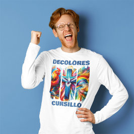 De Colores Cursillo Brush Stroke Tupp Kor Dove T Shirt