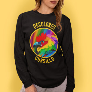 De Colores Cursillo Colorful Tupp Vivid Rainbow T Shirt