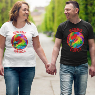 De Colores Cursillo Colorful Tupp Vivid Rainbow T Shirt