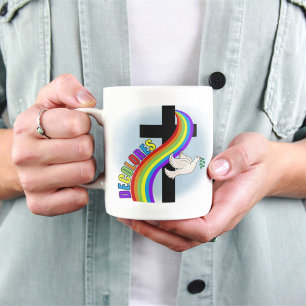 De Colores Cursillo Rainbow with Kor and Peace Do Kaffemugg
