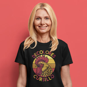 De Colores Cursillo Tupp med Distress Sunset T Shirt