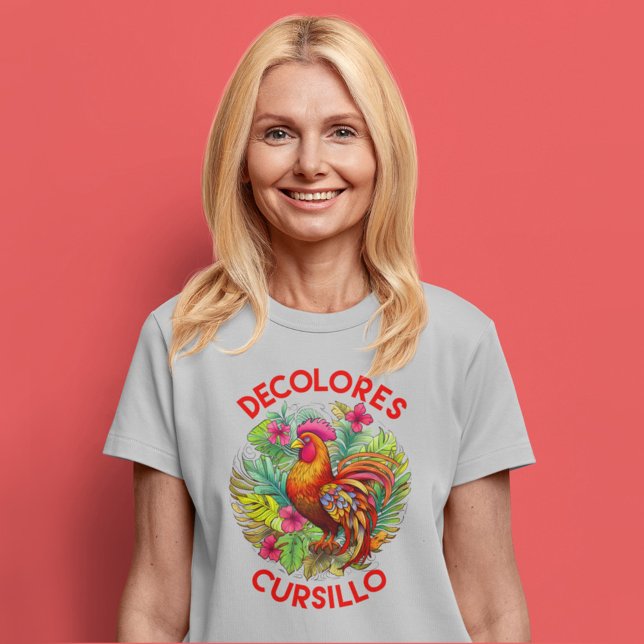 De Colores Cursillo Tupp Monstera Löv Flowers T Shirt (Skapare uppladdad)