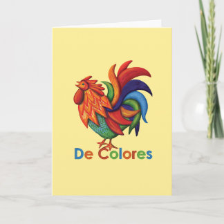 De Colores Greeting Card med text och kuvert Kort