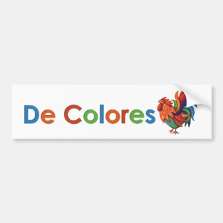 De Colores Tupp Gallo bildekal