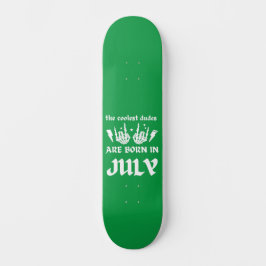 DE COOLASTE KILLARNA Föds i JULI födelsedag        Mini Skateboard Bräda 18,5 Cm