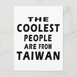 De coolaste människorna är från Taiwan Vykort