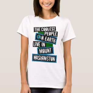 De coolaste människorna på jorden bor i Mt. Washin T Shirt