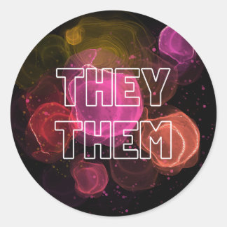 De coolor dekaler till  uttalpreferens runt klistermärke