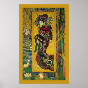 De Courtisane av Vincent Van Gogh Poster