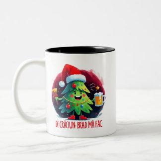 De Craciun, Brad ma fac Två-Tonad Mugg