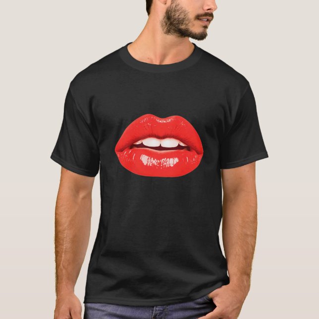 De där läpparna, fast! T-Shirt (Framsida)
