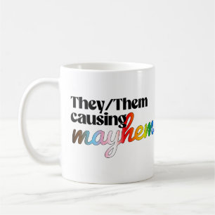 De/De som orsakar kaos Kaffemugg