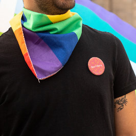 De/dem abstrakt tangerine mönster-knapp knapp