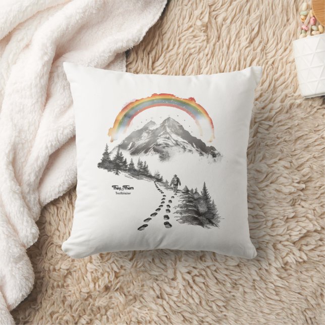 De/Dem Banbrytare – HBTQ Pride Camping Konst,  Kudde (Filt)
