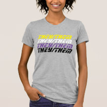 De/dem Icke-binära pronouns Shirt