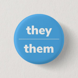 De/dem Pronoun Pin, 12,5 cm Knapp