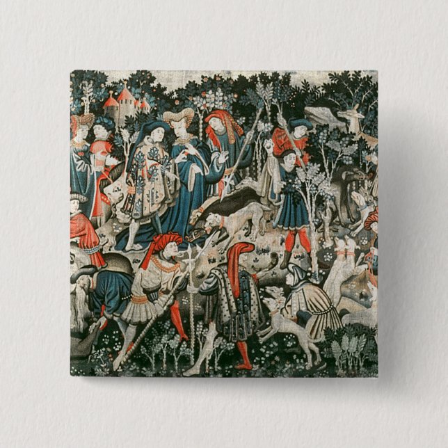 De Devonshire jakttapestriesna Knapp (Framsida)