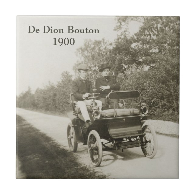 De Dion Bouton 1900 Kakelplatta (Framsidan)