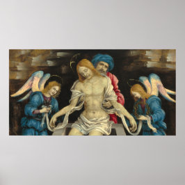 De döda Kristus - Filippino Lippi Fine Art Poster