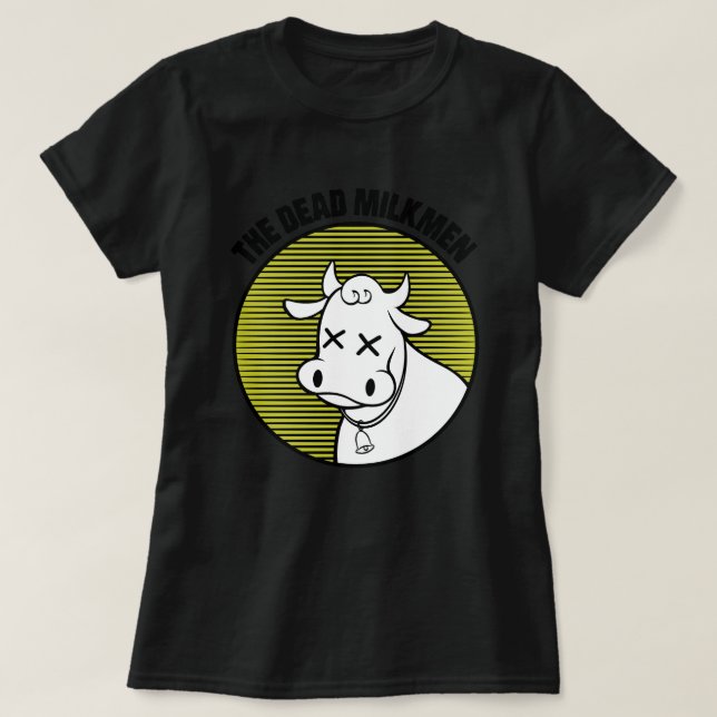 De döda mjölkkarnas Cow T Shirt (Design framsida)