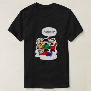 De dödade Kenny! Roligt tecknat mashup T Shirt