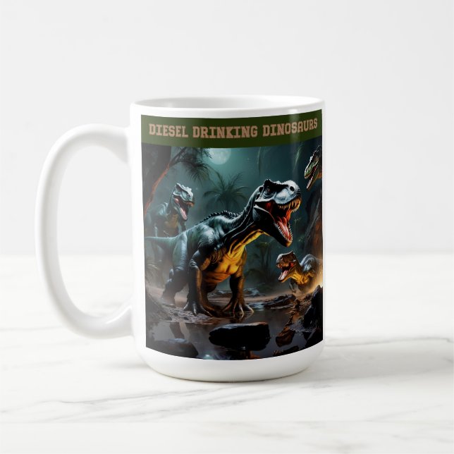 De dricker Diesel Kaffemugg (Vänster)